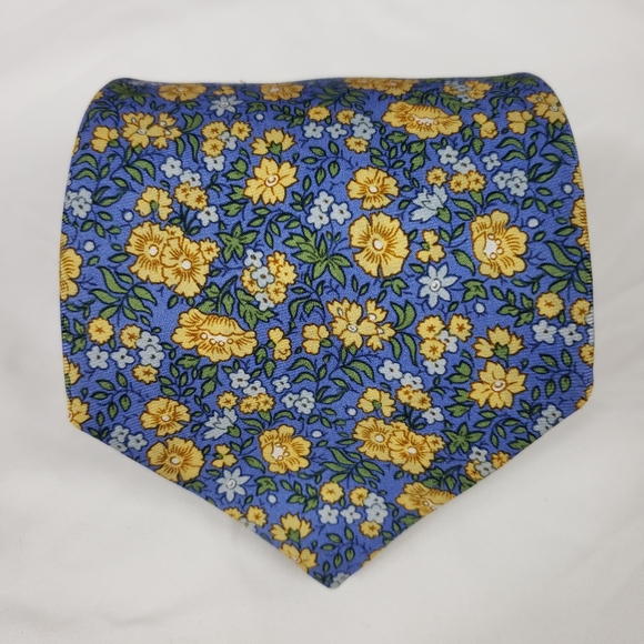 Brooks Brothers Other - Brooks Brothers Makers Blue Floral Tie